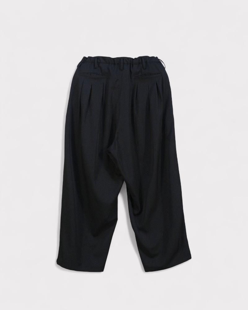 Y's for men】WOOL GABARDINE 12-TUCKS PANTS｜12本タックパンツ｜y's