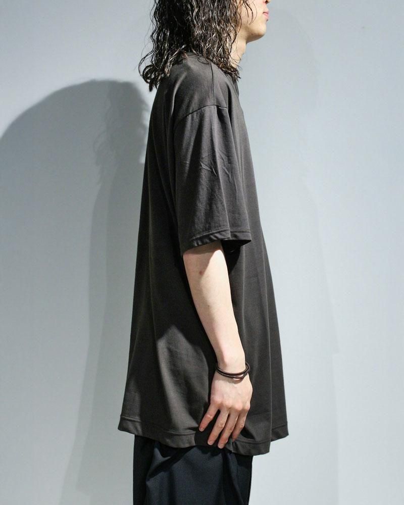 Yohji Yamamoto POUR HOMME】COTTON SINGLE JERSEY ROUND NECK
