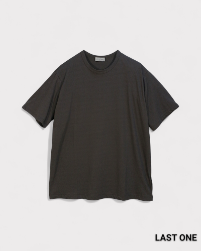 <img class='new_mark_img1' src='https://img.shop-pro.jp/img/new/icons8.gif' style='border:none;display:inline;margin:0px;padding:0px;width:auto;' />Yohji Yamamoto POUR HOMMECOTTON SINGLE JERSEY ROUND NECK SHORT SLV T(Charcoal)