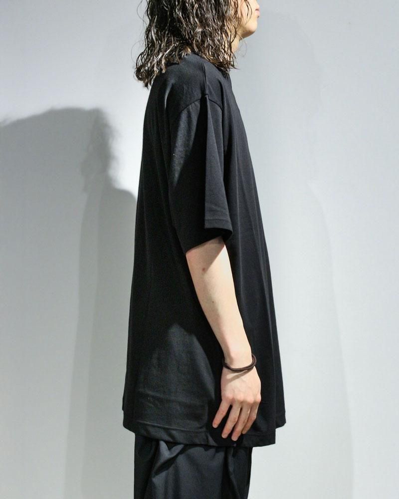 Yohji Yamamoto POUR HOMME】COTTON SINGLE JERSEY ROUND NECK