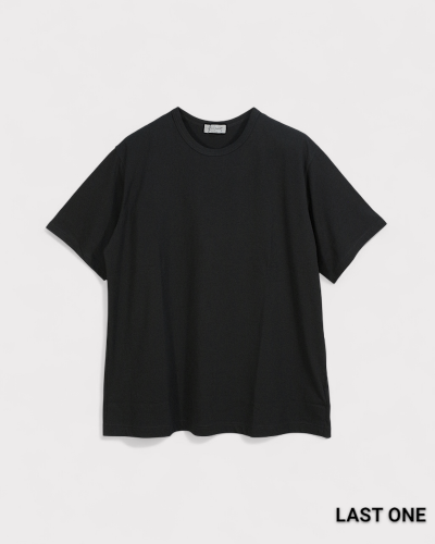 <img class='new_mark_img1' src='https://img.shop-pro.jp/img/new/icons8.gif' style='border:none;display:inline;margin:0px;padding:0px;width:auto;' />Yohji Yamamoto POUR HOMMECOTTON SINGLE JERSEY ROUND NECK SHORT SLV T(Black)