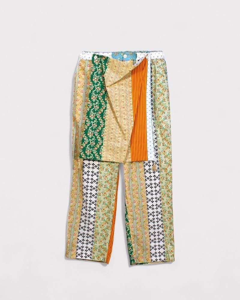 Midorikawa APRON EASY PANTS(Flower)｜ミドリカワ エプロン パンツ