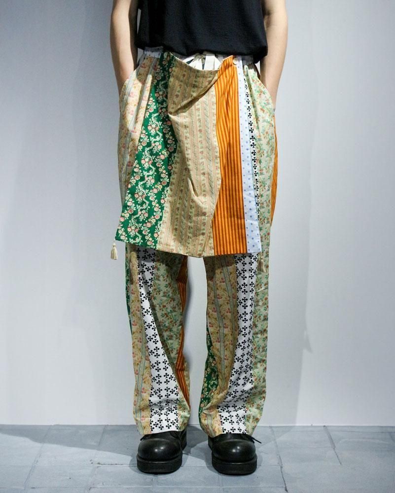 Midorikawa APRON EASY PANTS(Flower)｜ミドリカワ エプロン