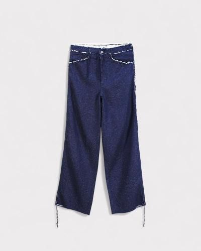 MidorikawaSILK DENIM PANTS