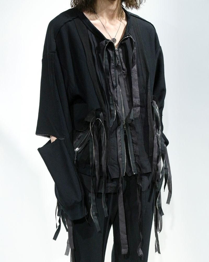 みどり！ Midorikawa ZIP SWEAT SHIRT(Black)｜ミドリカワ 正規取扱通販