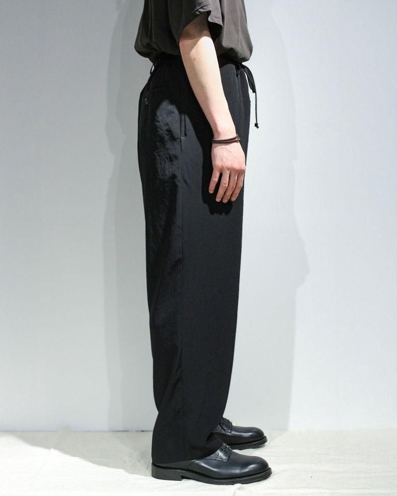 【国産】 ヨウジヤマモトプールオム 24SS Ta TUXEDO STRING PANTS パンツ