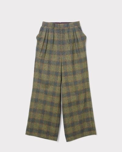 <img class='new_mark_img1' src='https://img.shop-pro.jp/img/new/icons8.gif' style='border:none;display:inline;margin:0px;padding:0px;width:auto;' />SEVESKIGRustic Tweed Wide Trousers(Brown)
