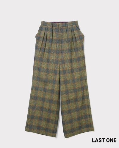 <img class='new_mark_img1' src='https://img.shop-pro.jp/img/new/icons8.gif' style='border:none;display:inline;margin:0px;padding:0px;width:auto;' />SEVESKIGRustic Tweed Wide Trousers(Brown)