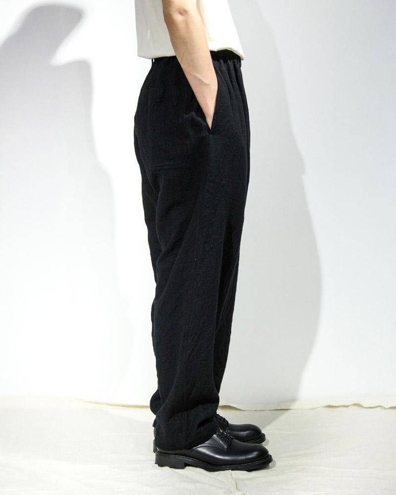 Y's for men × MASSES】SHRINK SERGE WAIST ELASTIC PANTS｜ワイズ