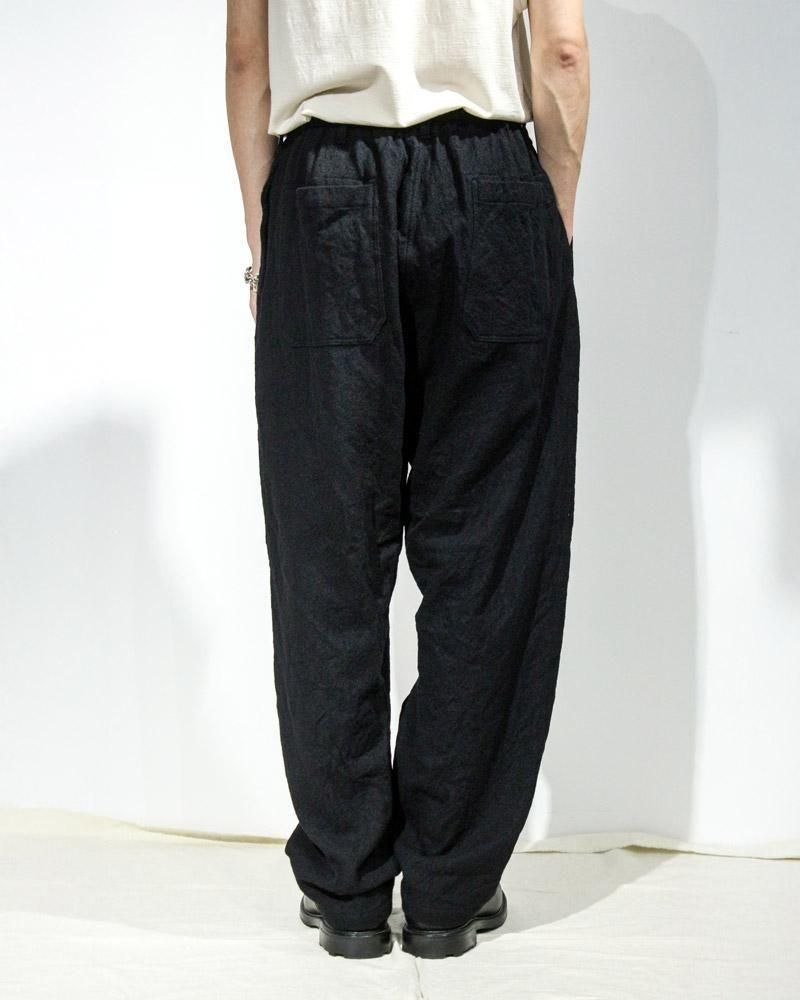 Y's for men × MASSES】SHRINK SERGE WAIST ELASTIC PANTS｜ワイズ