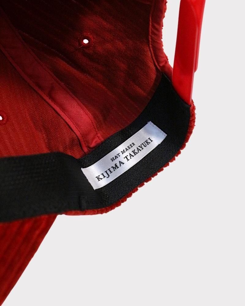 BED j.w. FORD】Cap(Red) | ベッドフォード 25AW｜ bed j.w.