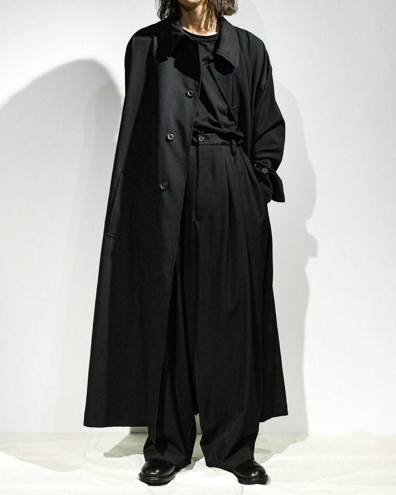 Yohji Yamamoto POUR HOMME】WOOL GABARDINE 12 TUCKS PANTS