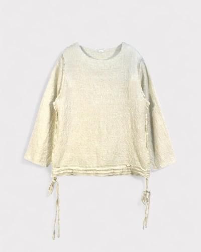 <img class='new_mark_img1' src='https://img.shop-pro.jp/img/new/icons8.gif' style='border:none;display:inline;margin:0px;padding:0px;width:auto;' />FujimotoW/L Smock Shirts with SORROWS(Off White)