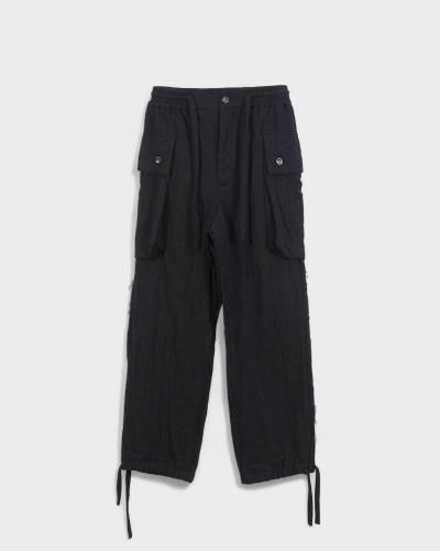 <img class='new_mark_img1' src='https://img.shop-pro.jp/img/new/icons65.gif' style='border:none;display:inline;margin:0px;padding:0px;width:auto;' />FujimotoVagabond's Trousers(Black)
