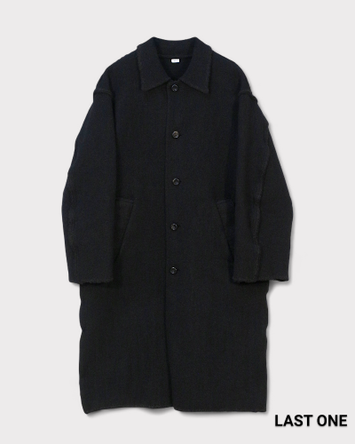 <img class='new_mark_img1' src='https://img.shop-pro.jp/img/new/icons8.gif' style='border:none;display:inline;margin:0px;padding:0px;width:auto;' />FujimotoDeep Double Cloth Shrink Single Coat(Black)