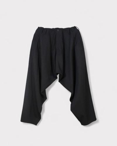 Yohji Yamamoto POUR HOMMEARMY GABARDINE DRAPE PANTS