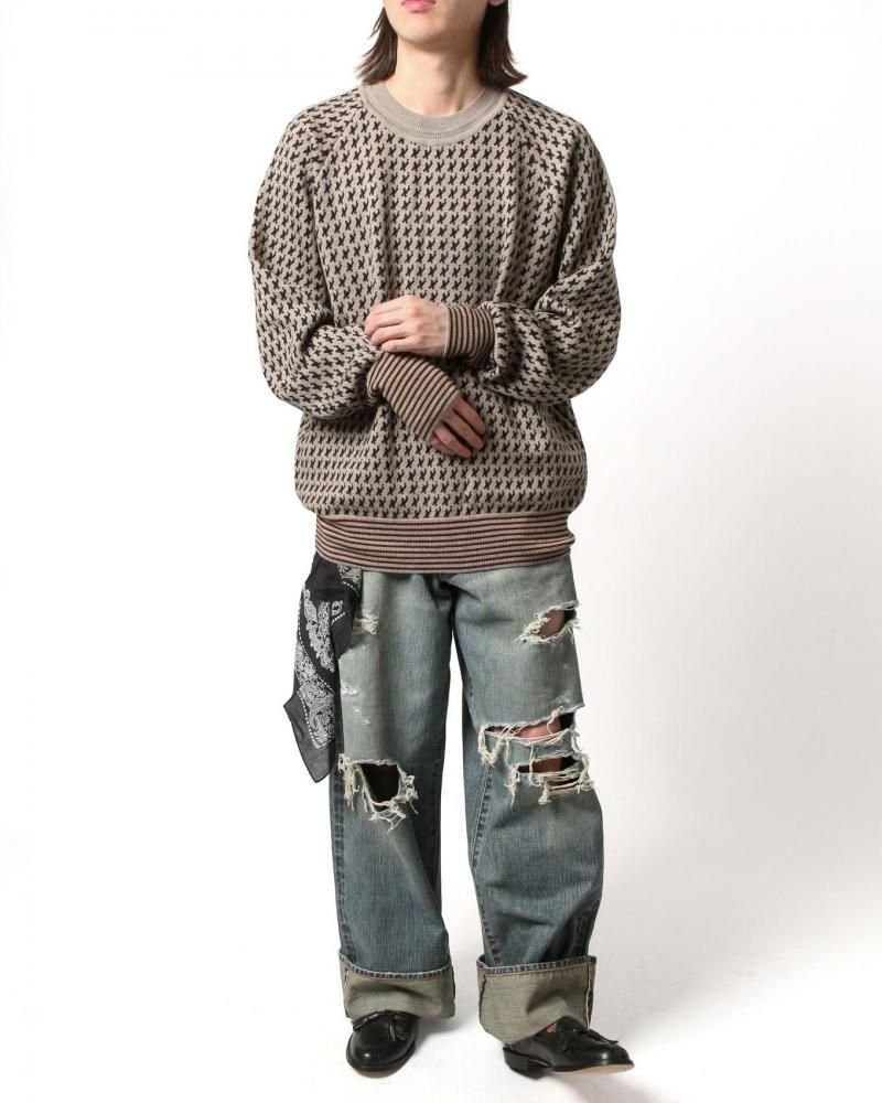 トップス Sugarhill Ds Knit Sweater 2size SUGARHILL】JACQUARD KNIT PULLOVER(BEIGE)｜シュガーヒル 通販｜-仙台