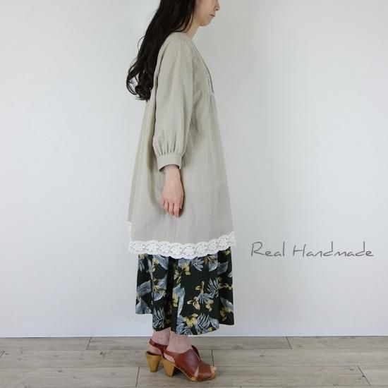 リンリン様　ダブルガーゼ　くすみベージュ　チュニック リンリン様 ダブルガーゼ くすみベージュ チュニック