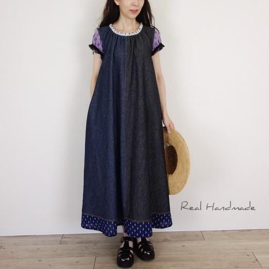 ARGUE コットンリネン デニムワンピース &yarn 】わたしの定番デニム 新作ワンピース・ベスト