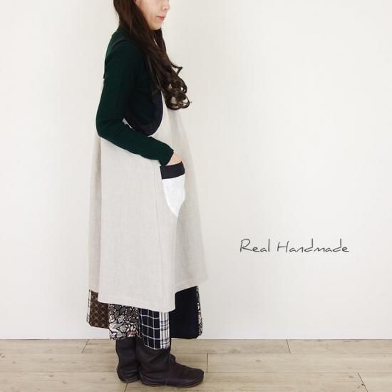 Verybrain（ベリーブレイン）の「レトロフラワーエプロンワンピース（ワンピース）」 - WEAR