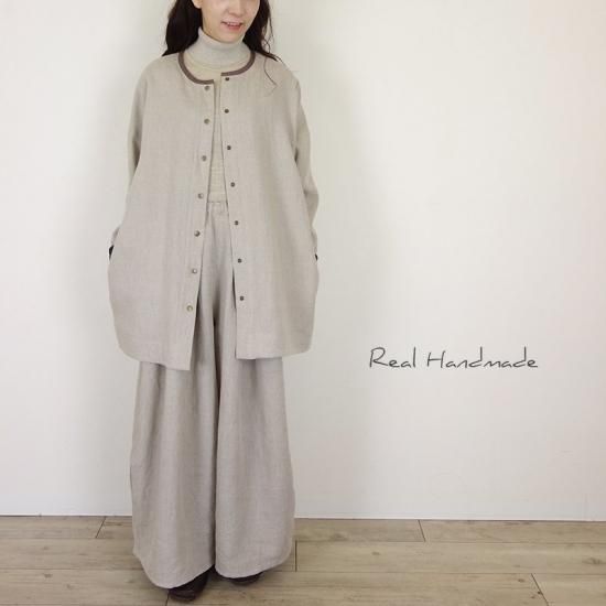 ヨーロッパナチュラルリネン|キュロットパンツ - REAL HANDMADE