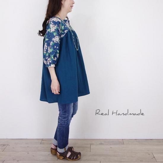 再販★なみなみ水彩×ナチュラルライラック★ ハンドメイド　リバーシブル　スタイ 再販なみなみ水彩×ナチュラルライラック ハンドメイド