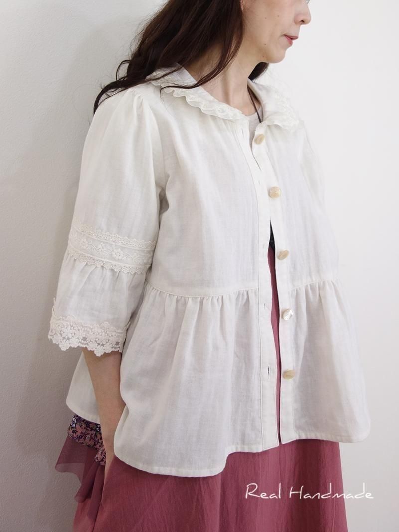 リネンリラックスシャツ | ヨーロッパKAKI - REAL HANDMADE リネンリラックスシャツ | ヨーロッパKAKI - REAL HANDMADE