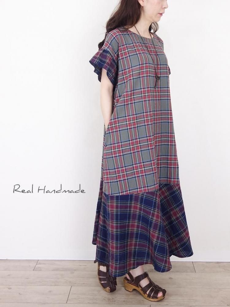 予約販売] ウイリアムモリスいちご泥棒タックスカート[RED