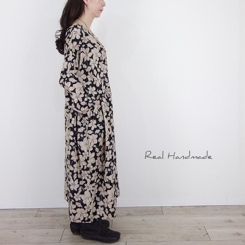 フラワーシルエットワンピース | エンジェルソフト加工 - REAL