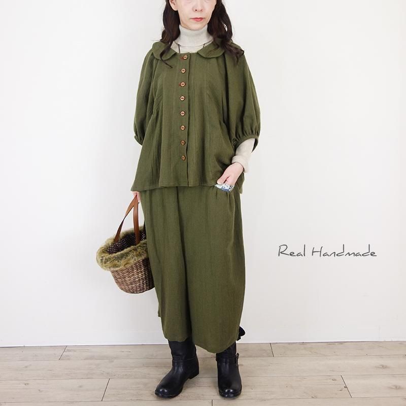 リネンのはおり   ハンドメイド 楽天市場】リネン 羽織（素材（生地・毛糸）麻・リネン）の通販