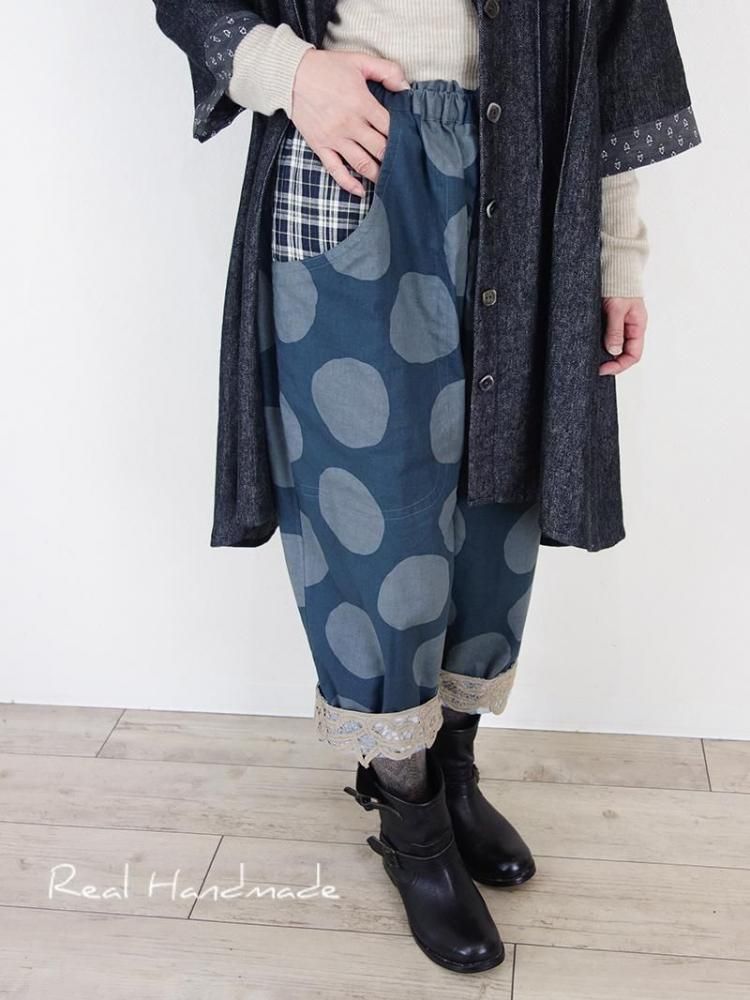 【✨極美品✨】ナチュラルランドリー◎コットンリネンサルエルパンツ ✨極美品✨】ナチュラルランドリー◎コットンリネンサルエル