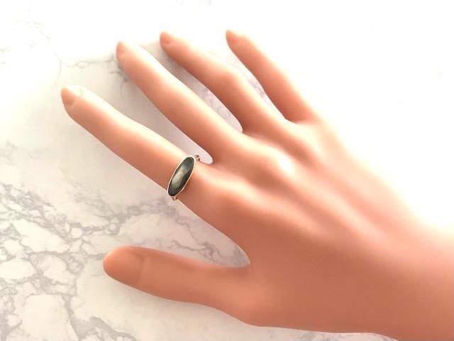 黒蝶貝☆マーキスカットK10リング - mauna マンナ