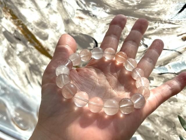 レビュー高評価のおせち贈り物 ザキマウンテンクォーツブレスレット - マンナ mauna ブレスレット・バングル