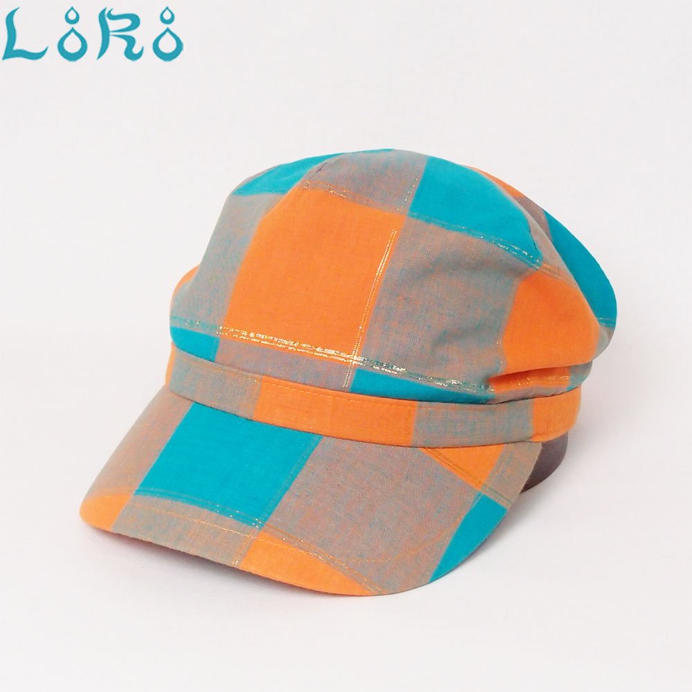 オリジナル帽子のWEB SHOP 「LoRo」｜ラメチェックキャスケット