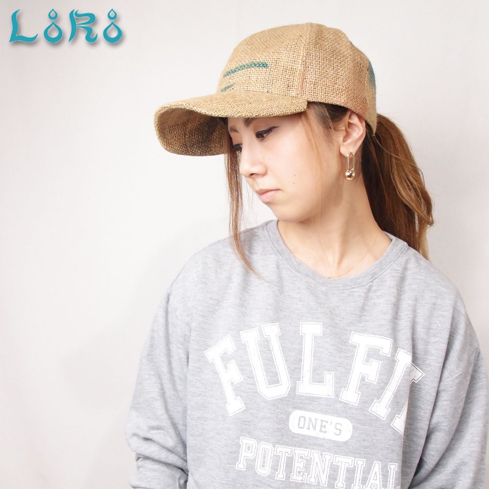 オリジナル帽子のWEB SHOP 「LoRo」｜麻キャップ・フリーサイズ