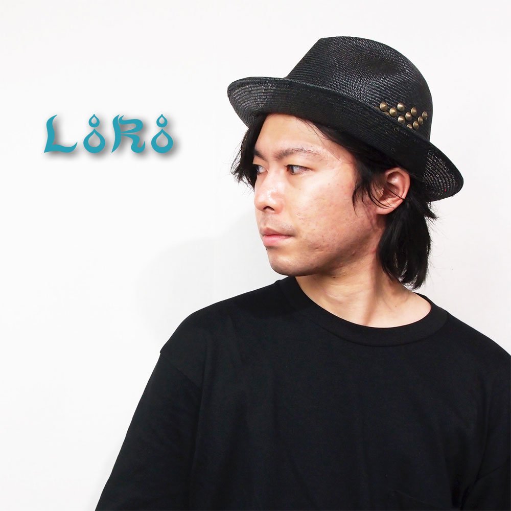 オリジナル帽子のWEB SHOP 「LoRo」｜中折ストローハット・スタッズ