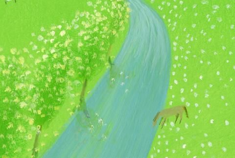 アートグラフ【安らぎの風景】太子サイズ - 葉祥明美術館公式