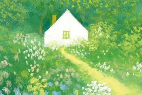 Amazon.co.jp: 絵画 葉祥明（ ようしょうめい ）・ピクニックへ