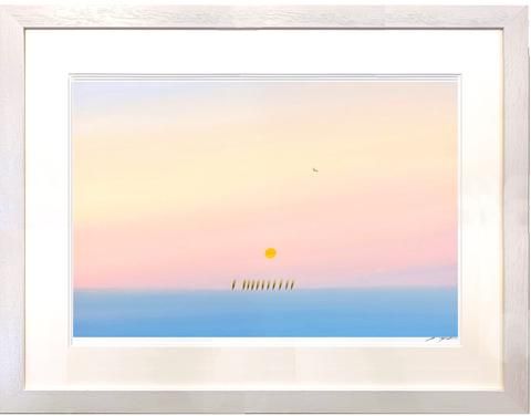 限定セール -SALE 葉祥明【朝もやの中で】大衣サイズ 絵画