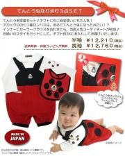 てんとう虫なりきり3点SET - てんとう虫