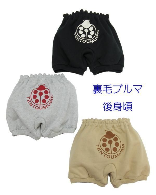 裏毛マークプリントブルマ - てんとう虫