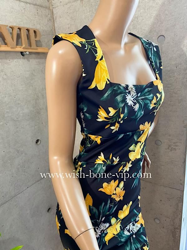 ほぼ新品♡インポート ロングドレス LaLaTulle USA/インポート】バストシースルー ノースリーブ