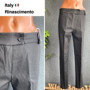 イタリア製 RINASCIMENTO/リナシメント｜Made in ITALY｜ストレッチパンツ/ブラック