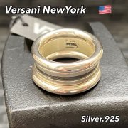 ϢС ٥륵ˡ14VERSANI NEWYORK ֥å饤 󥺥 ǥ Single Row Oxidized Ring