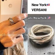 VERSANI NEWYORK Silver925 ٥륵 ȥץХɥ󥰡926ۥޥåȲùĤä 3Ϣ Triple Band Ring