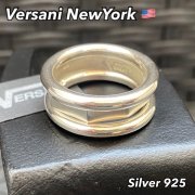 NEW YORKVERSANI/٥륵ˡåС925󥰡3Ϣ/ûϢС󥰡1924ۥݥꥴǥ Polygon Stackable Ring