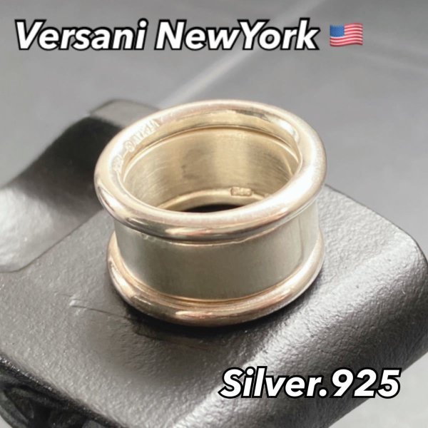 VERSANI 三連シルバーリング【25号】ベルサーニNY リング ペアリング