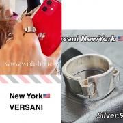 VERSANI New York ٥륵ˡåС925󥰡åץ졼ȥǥ ءåС925 Nameplate Plain Ring 1224