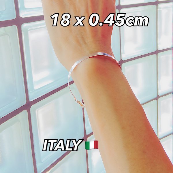 イタリア製シルバー925 ブレスレット｜ITALY  シルバー925ブレスレット｜男女ユニセックスブレスレット｜SV925ブレスレット｜ヨーロッパジュエリー通販