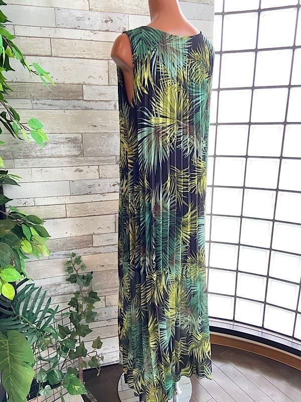 美品✨マックスマーラ　美シルエット　ボタニカル　鳥　リゾート　ロングワンピース イタリア製インポートマキシワンピース通販｜ロングドレス｜ボタニカル